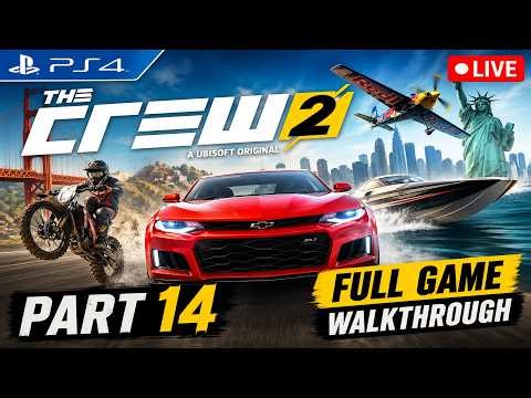 The Crew 2 PS4 Gameplay Part 14 – Full Game Walkthrough 🔴 Live