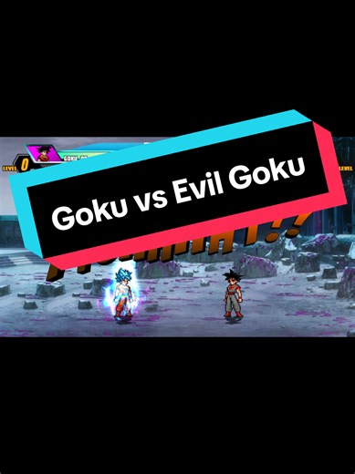 Replying to @rockybalboa_76 he didn't even need his final form😂😂😂 Goku vs Evil Goku #goku #evilgoku #dragonball #anime #jumpforcemugenv14