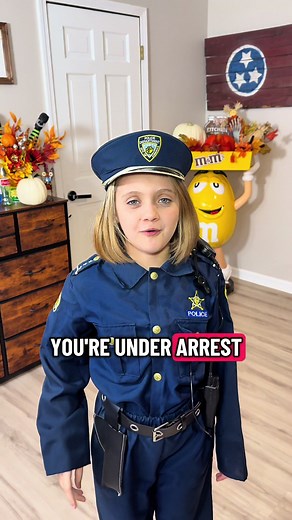 This costume said: Halloween? I’m the law 🚓🕶️ Badge, belt, and full kid-core drip — TikTok’s new uniform obsession. #CostumeGlowUp #TikTokMadeMeBuyIt #OfficerFlexStyle #KidCoreDrip #ScrollStopper