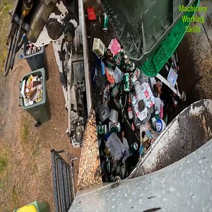 3.3M views · 10K reactions | Garbage collection truck | Machinery Working Skills | Facebook