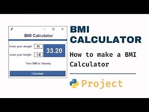 How to make a BMI Calculator in Python | Python Projects #python