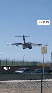 670K views · 10K reactions |  mhussein23: U.S. Air Force C-17 Globemaster III landing at Los Angeles International Airport | NextGen PHDefense | Facebook