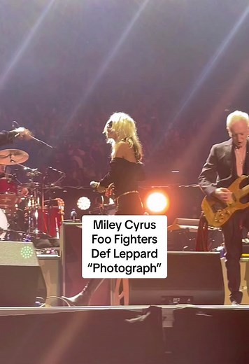 Rocking Tribute: Miley Cyrus & Foo Fighters Cover Def Leppard's “Photograph”