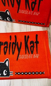 Felt Fake Chocolate Bar: Halloween Wreath Attachment - Etsy