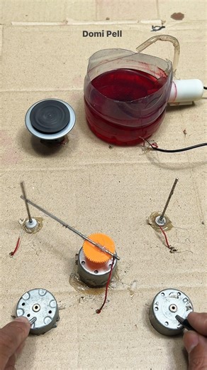 switch machine with dc pump #dcmotor #project #shorts