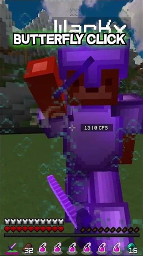 🧐 Click VS Jitterclick VS Butterfly Click in PvP #minecraft #v7_neozz