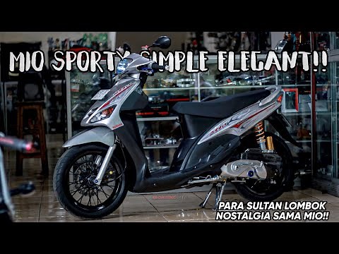 MIO SPORTY IS ALWAYS IN THE HEART!! SIMPLE, ELEGANT, BUT HEDONIC YAMAHA MIO MODIFICATION!