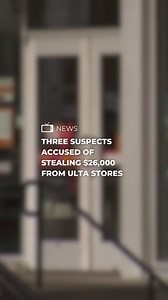 Three suspects are accused of stealing more than $26,000 in merchandise from Ulta Beauty stores in Portland and Gresham, according to the Multnomah County Organized Retail Theft Task Force. Find the full story on the FOX 12 app. | FOX 12 Oregon