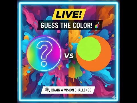 Guess the Color Quiz LIVE: Brain Games & Visual Challenges.