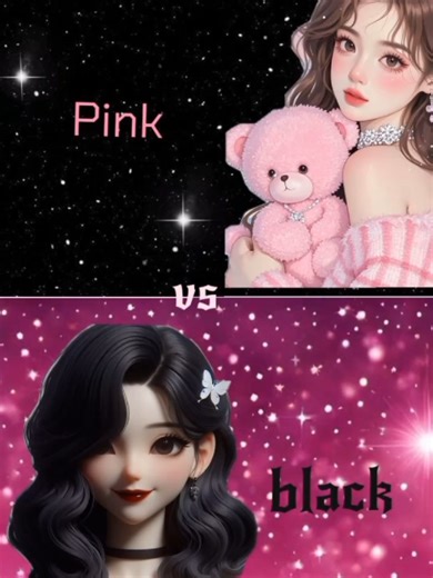 Choose Between Pink and Black: Creative Color Challenge