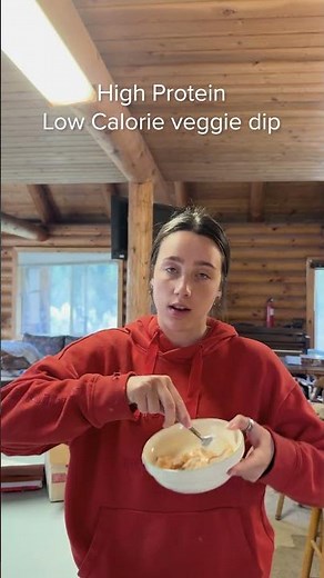 High protein low calorie veggie dip #food #healthy #protein