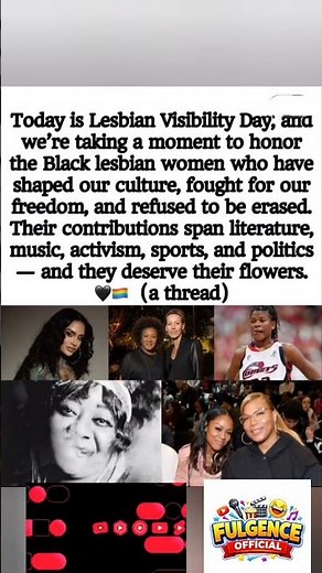 🌈 Lesbian Visibility Day: Honoring BLACK lesbians who changed history 🖤❤️"#shorts"