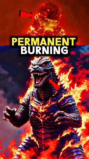 What If Godzilla Burning Mode Never Turned Off? 😱 #godzilla