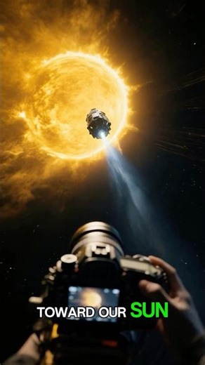 Alien ship OR comet? The Sun knows the answer… 👽☀️