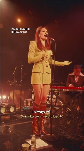 In awe of "Die On This Hill" live by SIENNA SPIRO 🤍 #SIENNASPIRO #DieOnThisHill