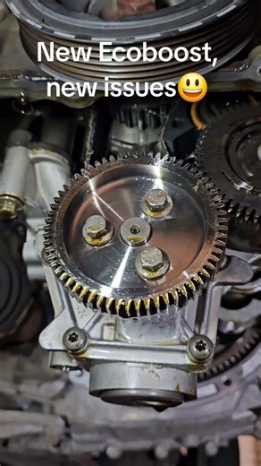 2019 Ford Ecosport with balancer shaft on oil pump. Tensioner failed, stripped the belt