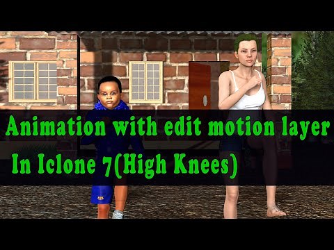 keyframe animation with edit motion layer in iclone 7