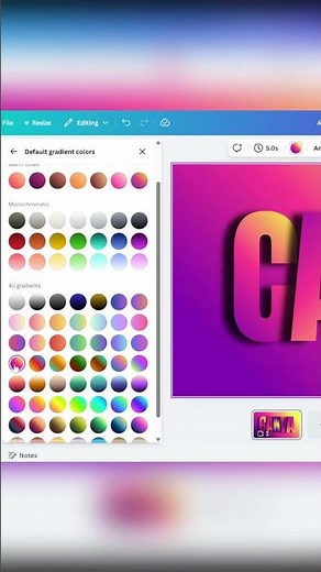 Create Solid & Gradient Backgrounds in Canva Easily #CanvaTips #GradientBackground #GraphicDesign