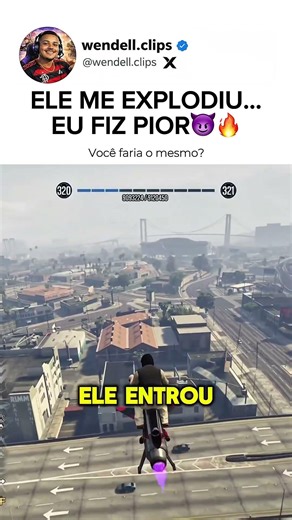 Ele me explodiu no GTA 5 Online… eu só resolvi 😈 #gta5online #shorts