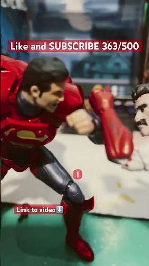 🔥 Injustice Superman vs Omni-Man Stop Motion | Epic Fight Teaser #dccomics #actionfigures