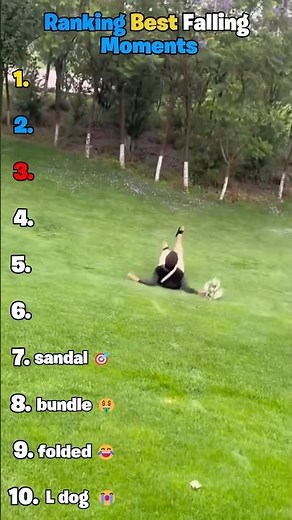 Ranking Best Falling Moments