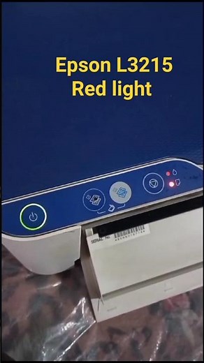 Epson l3215 Red light blinking problem # #printer #resetter #viral