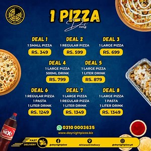 🍕 Craving something different every time? Pizza Day Night brings you 15 mouthwatering flavors that hit every mood and every bite just right! 😍🔥 From classic 🌿 Mild to spicy 🌶️ Chicken Tikka, cheesy overloads 🧀 to smoky BBQ delights 🍗—we’ve got a slice for every craving! 💯 📍Delivery all over Karachi (except few areas) 📲 WhatsApp: 0310 0003635 🌐 Visit: www.daynightpizza.biz 📢 Taste the difference. Taste the Night! 🌙✨ #PizzaDayNight 🍕🌙 #KarachiEats 🏙️🍽️ #KarachiFoodies 🧑‍🍳🍴 #Piz