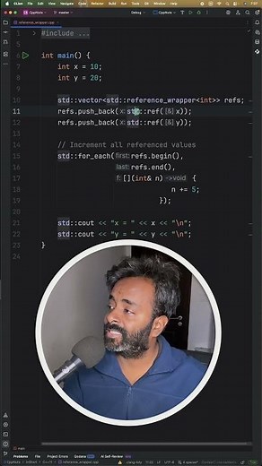 Store Reference in vector in c++ | std::ref | std::reference_wrapper