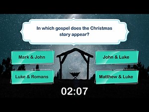 Christmas Bible Quiz Countdown | James Grocho