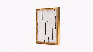 Craig Frames Faux Bamboo, 16x20 Picture Frame, Vintage Gold, Set of 2