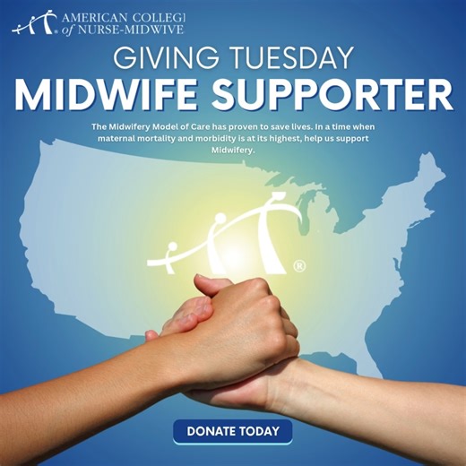 Student midwives are the future of maternal health. Your Giving Tuesday gift helps a student access mentorship, education, and resources through ACNM. 100% of donations fund student memberships. $100 = one full membership. ✨ Give what you can. Every contribution counts. https://midwife.org/giving-tuesday-our-ads/ | American College of Nurse-Midwives