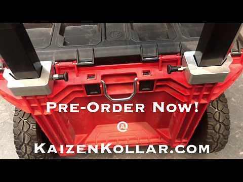 Handle Release for Milwaukee PackOut cart - Kaizen Kollar