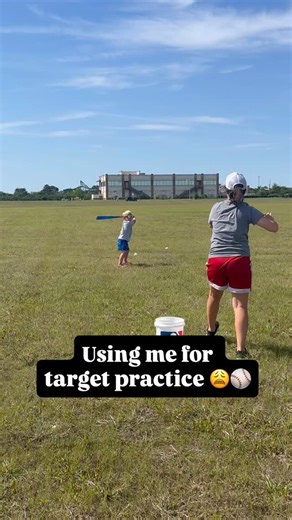 He hit the ball so hard 😩😂 I didn’t know wiffle balls could do that!! Shoutout to @moonshotbat for this AMAZING bat that is ready to hit nukes! Nice hit, dude! ⚾️🔥💨 #wiffleball #baseballkids #baseballmoms #littleleague #sportsreels #baseballdad #ouch | Kristy Tatom