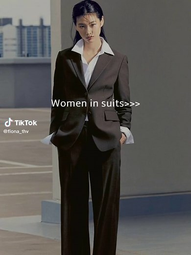 Women in suits>>>>>>>#girlz #fyp #fiona_thv #suits #women #viral #style #vibes