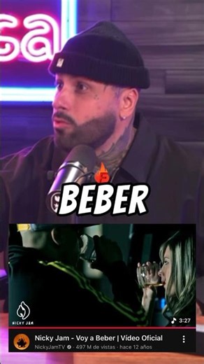 NICKY JAM: MY SONGS USED TO STAY A HIT FOR A YEAR📊⁉️🤯 #nickyjam