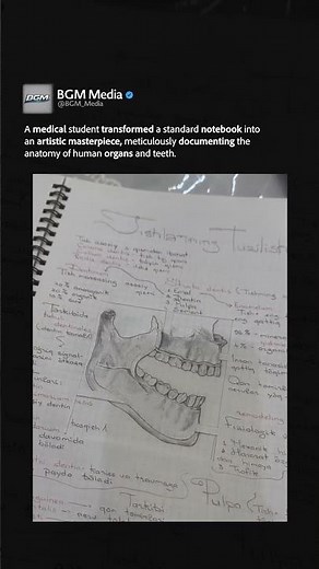 Medical notes transformed into stunning art 🎨