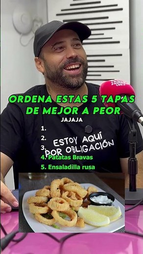 ORDER these SPANISH TAPAS from BEST to WORST 🇪🇸🍽️ #tapas #food #spain #order @SoyCamareroo