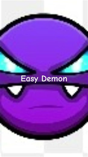 Geometry Dash difficulty faces #geometrydash #difficulty #faces #shorts