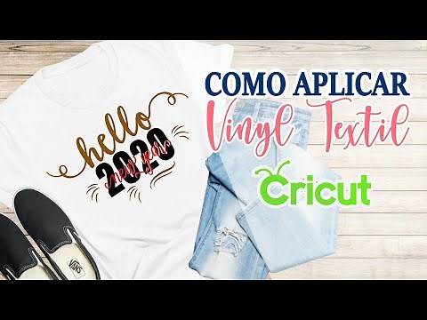 Como Aplicar Vinyl Textil en Playeras - Cricut | Estampado con HTV-Iron On en Playeras y Textiles.