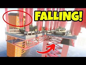 Extreme FLOODED BRIDGE Weight Testing Destruction! - Teardown Gameplay