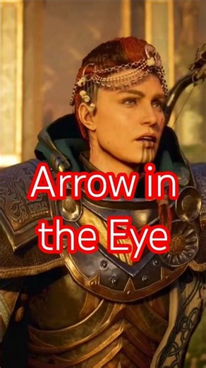 Arrow Through the Eye of Eivor in the Fields Assassin's Creed Valhalla #eivor #valhalla
