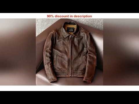 #Swallow Tailed Men Leather Jacket Vintage Motorcycle Jackets 100% Cowhide Leather Coat Male Biker