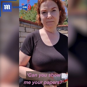 This white woman refused to let this landscaper work unless he showed her his papers! Additional clips via ViralHog | Daily Mail Video