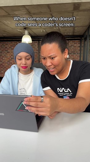 When someone sees a coder's screen: Learn to code with our software development program!