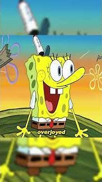 SpongeBob lives on the roof of the Krusty Krab because he is afraid of heights. #foryou #spongebob