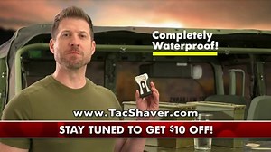 Bell Howell Tac Shaver TV Spot, 'Double Offer: $10 Off'