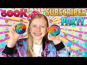 Amazing Rainbow Unicorn Frosting Cupcakes!! || Alyssa's 600k Subscriber Party