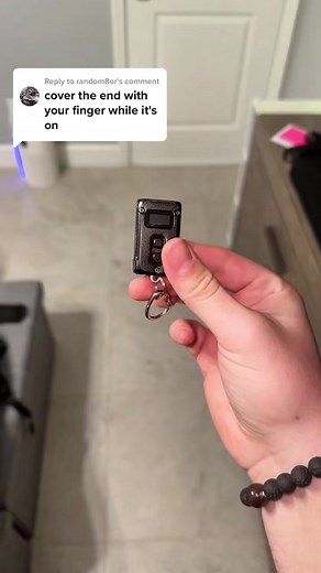 Keychain Flashlight Illuminates Entire Room - Watch the Magic!