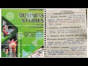 Notes For Class 12 Business Studies Chapter 12 Consumer Protection.(2025-2026)