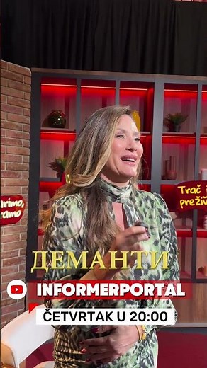 JESI OPRALA ZUBIĆE?! 🥹🙈 Sutra od 20:00 na YouTube kanalu INFORMERPORTAL - DEMANTI!